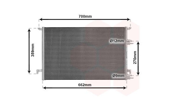 Condenser, air conditioning 47005060 International Radiators, Image 2