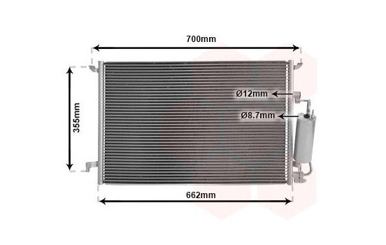 Condenser, air conditioning 47015058 International Radiators