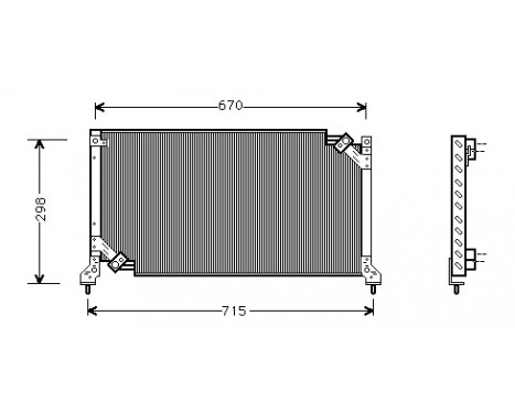 Condenser, air conditioning 51005026 International Radiators