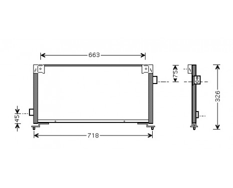 Condenser, air conditioning 51005044 International Radiators