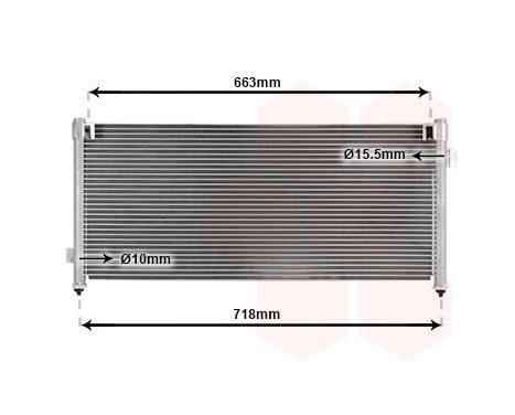 Condenser, air conditioning 51005044 International Radiators, Image 2