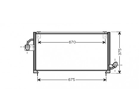 Condenser, air conditioning 51005063 International Radiators