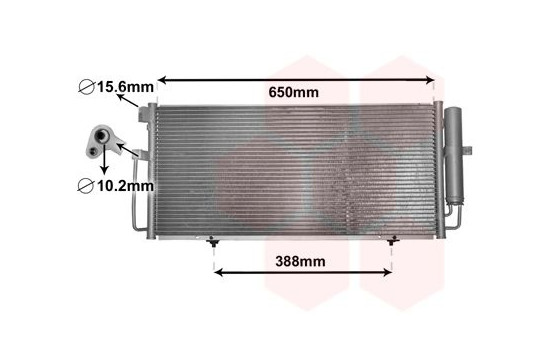 Condenser, air conditioning 51005078 International Radiators, Image 2