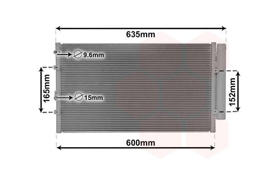 Condenser, air conditioning 51005102 International Radiators
