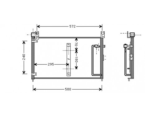Condenser, air conditioning 52005038 International Radiators