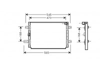 Condenser, air conditioning 52005056 International Radiators