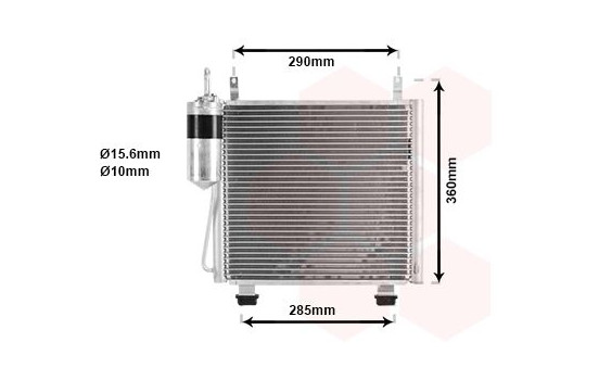 Condenser, air conditioning 52005060 International Radiators, Image 2