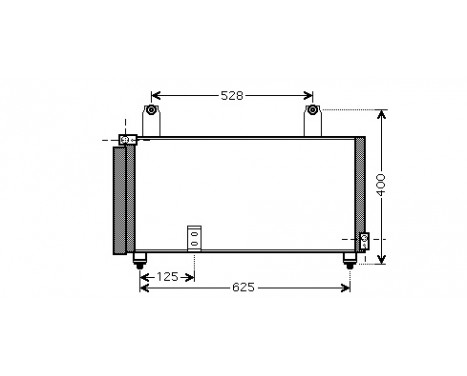 Condenser, air conditioning 52005081 International Radiators