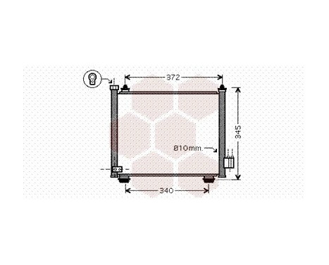 Condenser, air conditioning 52005089 International Radiators, Image 2