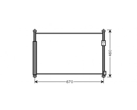 Condenser, air conditioning 52005108 International Radiators