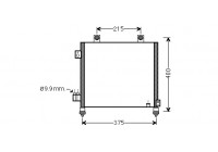 Condenser, air conditioning 52005120 International Radiators