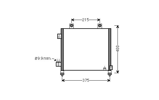 Condenser, air conditioning 52005120 International Radiators
