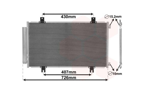 Condenser, air conditioning 52015701 International Radiators