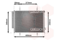 Condenser, air conditioning 52015705 International Radiators