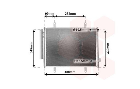 Condenser, air conditioning 52015705 International Radiators