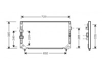 Condenser, air conditioning 53005006 International Radiators