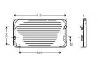 Condenser, air conditioning 53005190 International Radiators