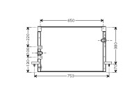 Condenser, air conditioning 53005199 International Radiators