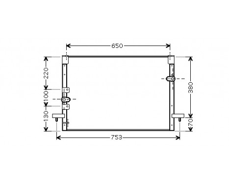 Condenser, air conditioning 53005199 International Radiators