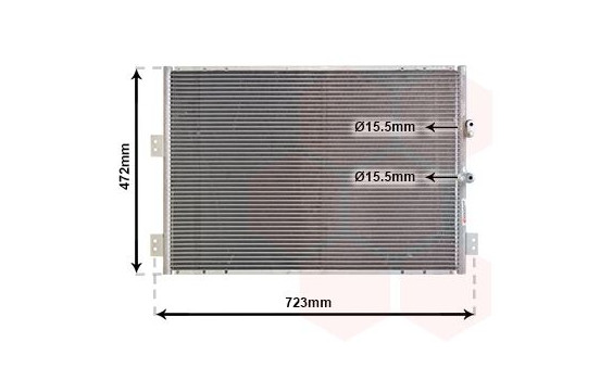 Condenser, air conditioning 53005277 International Radiators, Image 2