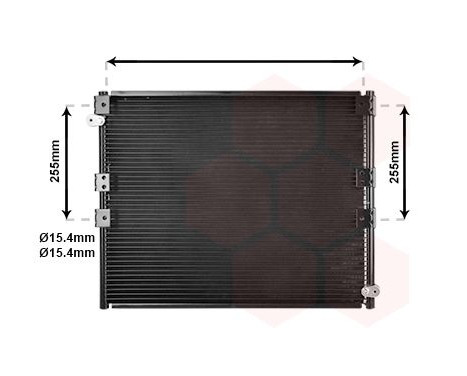 Condenser, air conditioning 53005278 International Radiators, Image 2