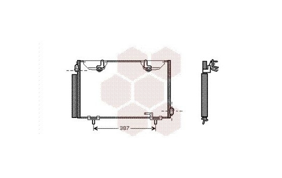 Condenser, air conditioning 53005328 International Radiators, Image 2