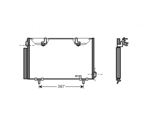 Condenser, air conditioning 53005328 International Radiators