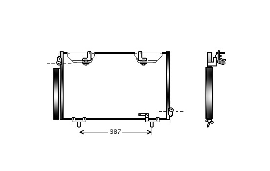 Condenser, air conditioning 53005328 International Radiators