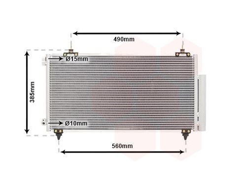Condenser, air conditioning 53005381 International Radiators, Image 2