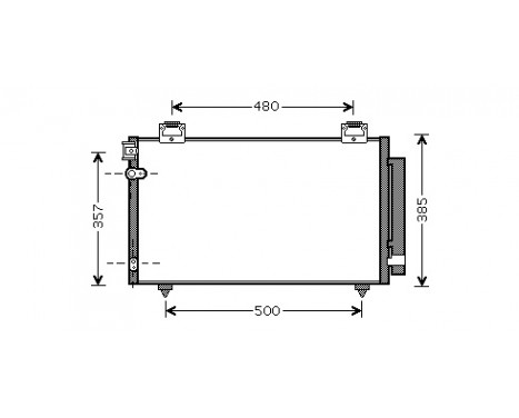 Condenser, air conditioning 53005392 International Radiators