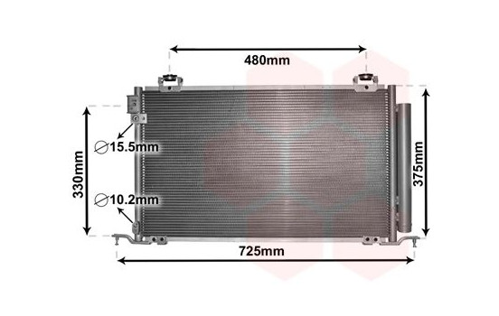 Condenser, air conditioning 53005393 International Radiators, Image 2