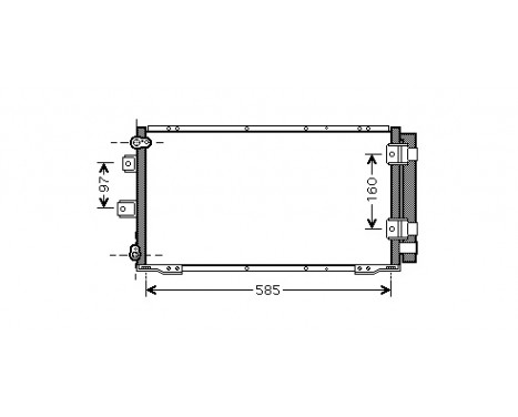 Condenser, air conditioning 53005395 International Radiators