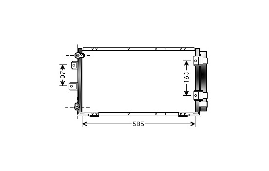 Condenser, air conditioning 53005395 International Radiators