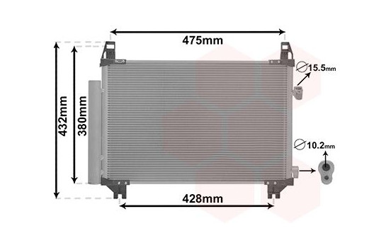 Condenser, air conditioning 53005407 International Radiators, Image 2