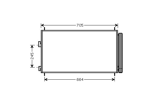 Condenser, air conditioning 53005410 International Radiators