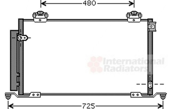 Condenser, air conditioning 53005412 International Radiators, Image 2