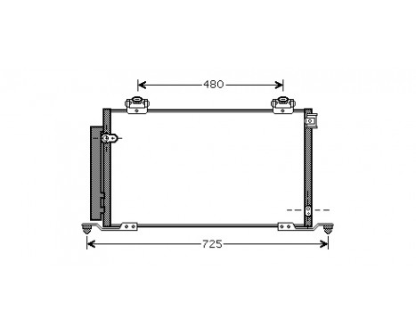 Condenser, air conditioning 53005412 International Radiators