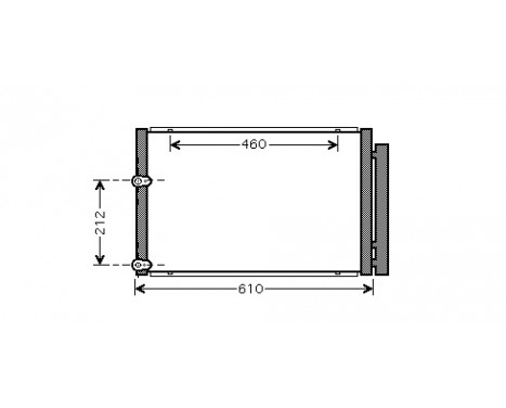 Condenser, air conditioning 53005429 International Radiators