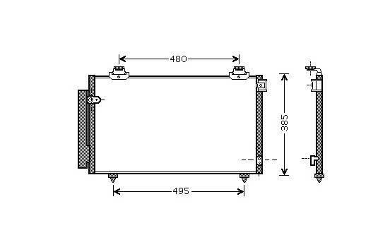 Condenser, air conditioning 53005431 International Radiators