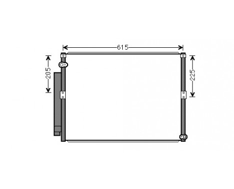 Condenser, air conditioning 53005640 International Radiators