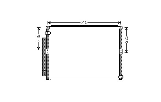 Condenser, air conditioning 53005640 International Radiators