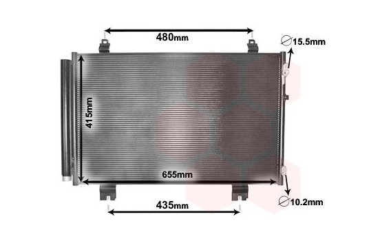 Condenser, air conditioning 53005646 International Radiators