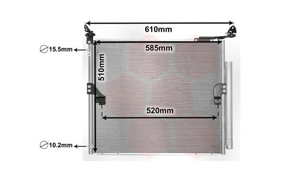 Condenser, air conditioning 53005677 International Radiators