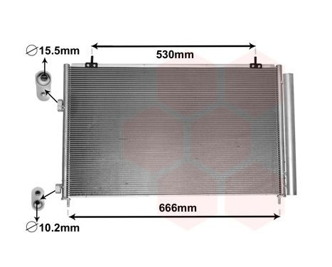 Condenser, air conditioning 53005679 International Radiators
