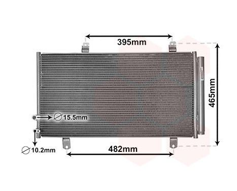 Condenser, air conditioning 53005696 International Radiators