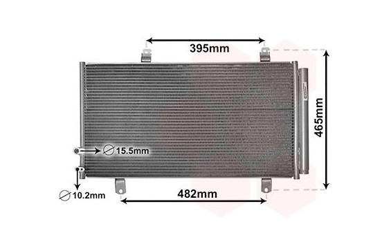 Condenser, air conditioning 53005696 International Radiators