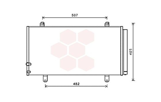 Condenser, air conditioning 53005698 International Radiators