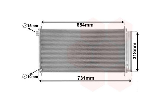 Condenser, air conditioning 53005718 International Radiators
