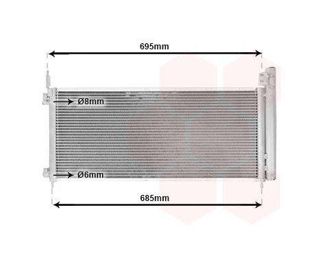 Condenser, air conditioning 53005786 International Radiators