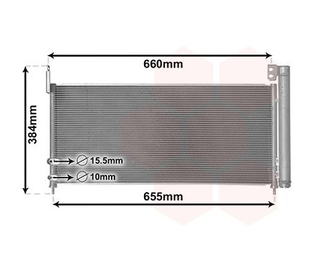 Condenser, air conditioning 53015702 International Radiators